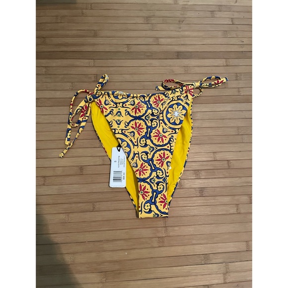 WeWoreWhat Ruched String Bikini Bottom - Picture 5 of 6